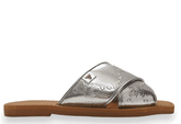 SANDALIA RASTEIRA TIRA CRUZADA PRATA LOGO S 20889 0096 0005 SCHUTZ - Vintedoisk